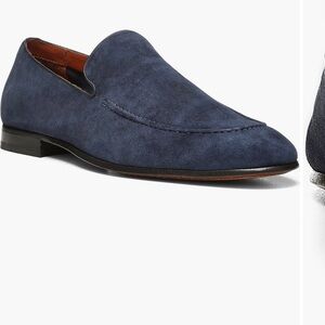 Men's Donald Pliner Blue Suede Loafers